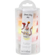 Stone Foam Clay Mix 100g - Red/Orange Harmony