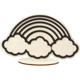 Rainbow Wooden Decoration Figure