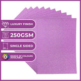 Crafter's Companion Glitter Card 10 Pack - Lilac