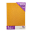 Crafter's Companion Glitter Card 10 Pack - Copper
