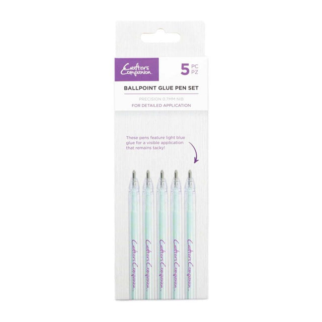 Crafter's Companion Ball Point Glue Pen Set (5 Pack)