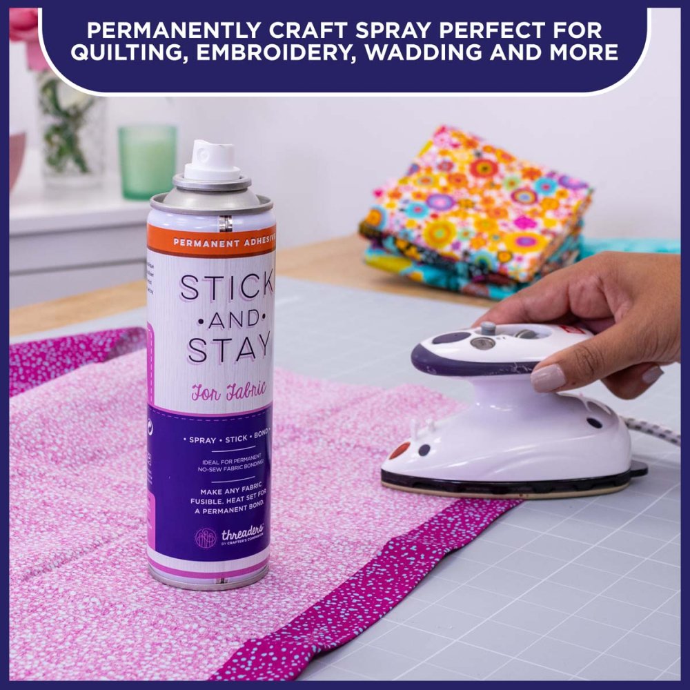 Crafter's Companion Stick & Stay Adhesive For Fabric