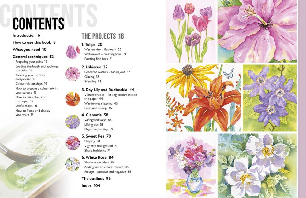 Watercolour Flowers Anyone Can Paint