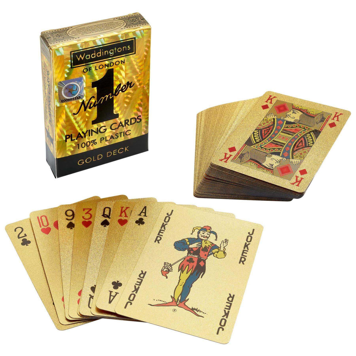 Gold Waddington Playing Cards