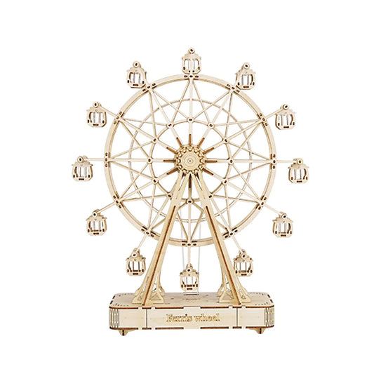 Rolife Ferris Wheel 3D Wooden Puzzle Music Box 