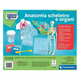 Clementoni anatomy skeleton and organs kit packaging on a white background