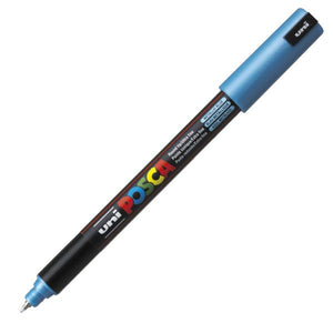uni Posca Marker PC-1MR Ultra Fine Paint Marker Metallic Blue
