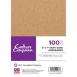 Crafter's Companion 5"x7" Kraft Card & Envelopes (100)