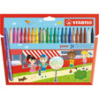 STABILO Power Fibre Tip Colouring Pens (Pack of 24)