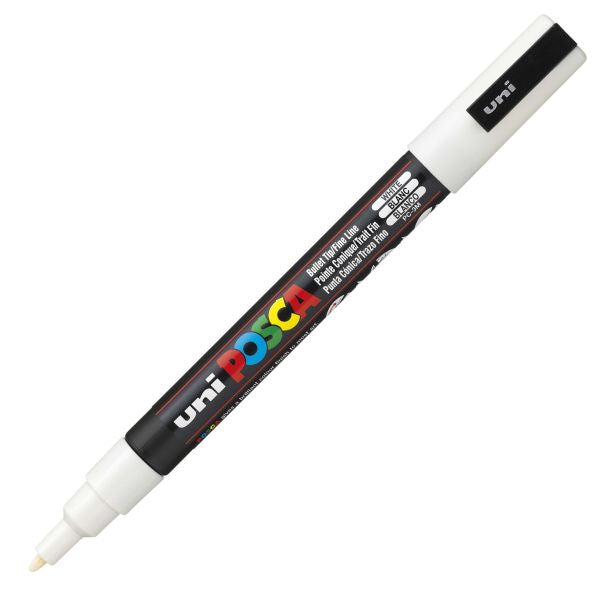 Posca Marker PC-3M Fine Bullet Tip Paint Marker White