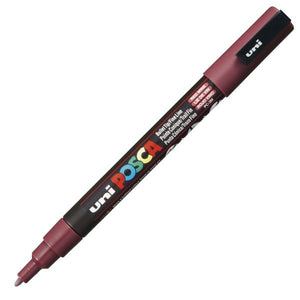 Posca Marker PC-3M Fine Bullet Tip Paint Marker Wine Red