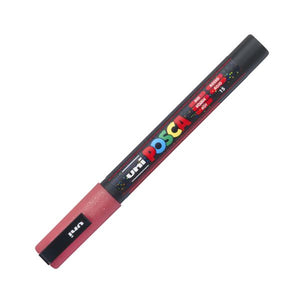 uni Posca Marker PC-3M Fine Bullet Tip Paint Marker Sparkling Red