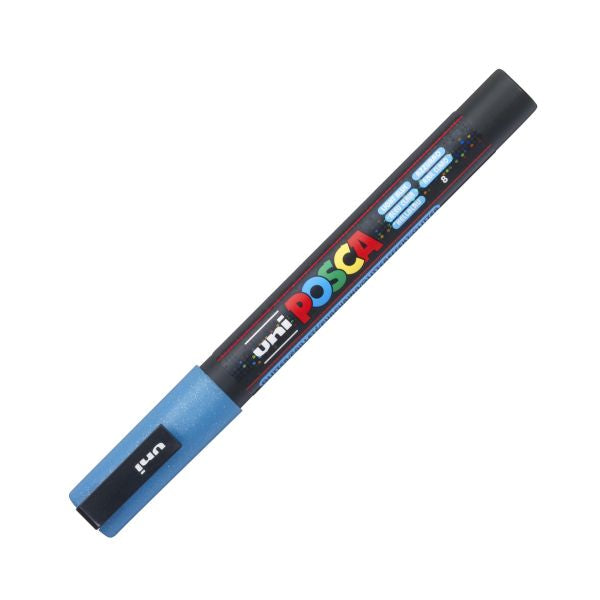 Posca Marker PC-3M Fine Bullet Tip Paint Marker Sparkling Light Blue