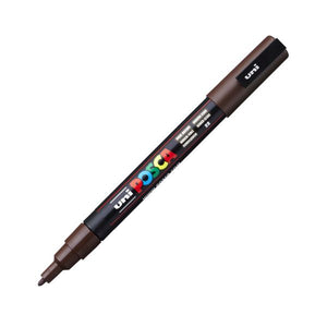 uni Posca Marker PC-3M Fine Bullet Tip Paint Marker Dark Brown