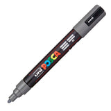 Posca PC-5M Medium Bullet Tip Paint Marker Deep Grey