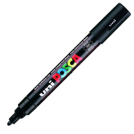 uni Posca PC-5M Medium Bullet Tip Paint Marker Black