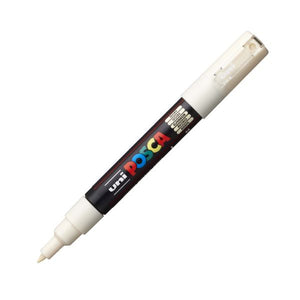 uni Posca PC-1M Extra Fine Bullet Tip Paint Marker Ivory