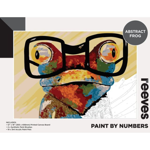 Reeves Paint by Numbers - Abstract Frog