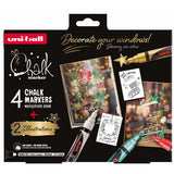 Uni-ball Chalk Marker Window Decoration Set - Traditional