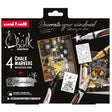 Uni-ball Medium Tip Chalk Marker Window Decoration Set