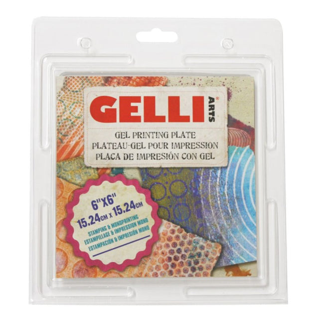 Gelli Art Printing Plate - 6 inch x 6 inch