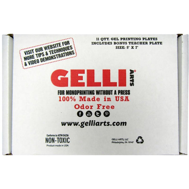 Gelli Plate 8 inch x 10 inch Class Pack (11 plates)