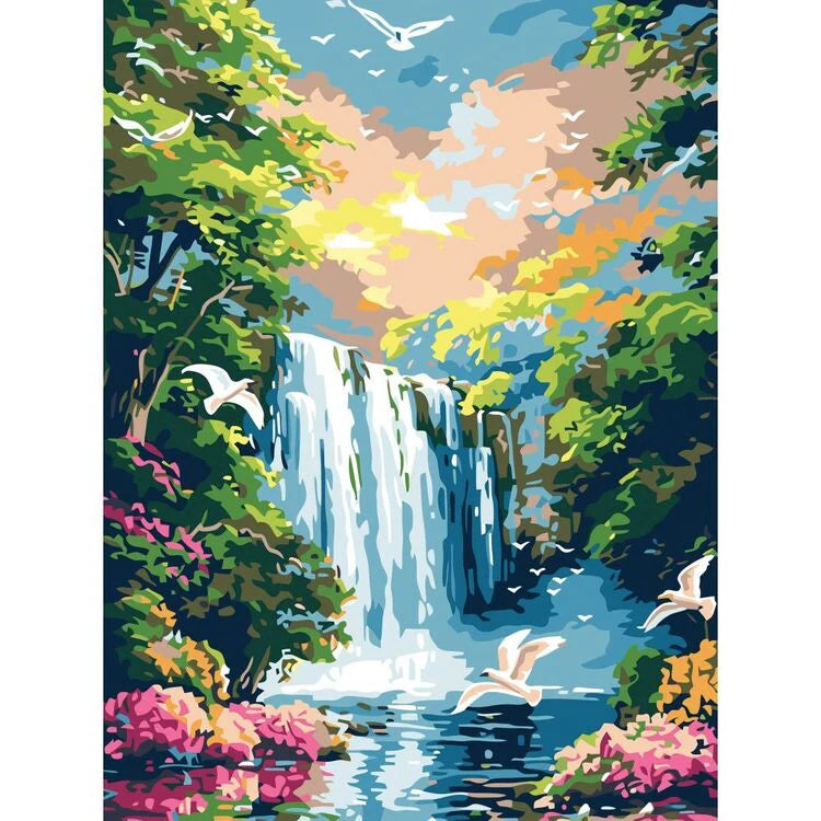 Reeves Paint by Numbers Kit 12x16" - Hidden Oasis