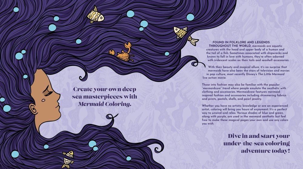 Mermaid Colouring Book
