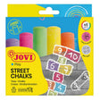 Jovi Jumbo Street Chalks (Case Of 6 Assorted Colours)