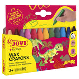Jovi Wax Crayons Jumbo Set (12 Assorted Colours)