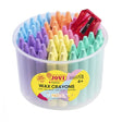 Jovi Jumbo Jar Wax Crayons - Pastel (60 Pack)