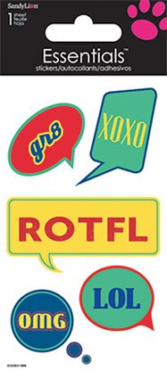 Essentials Sticker Sheet - Text Terms