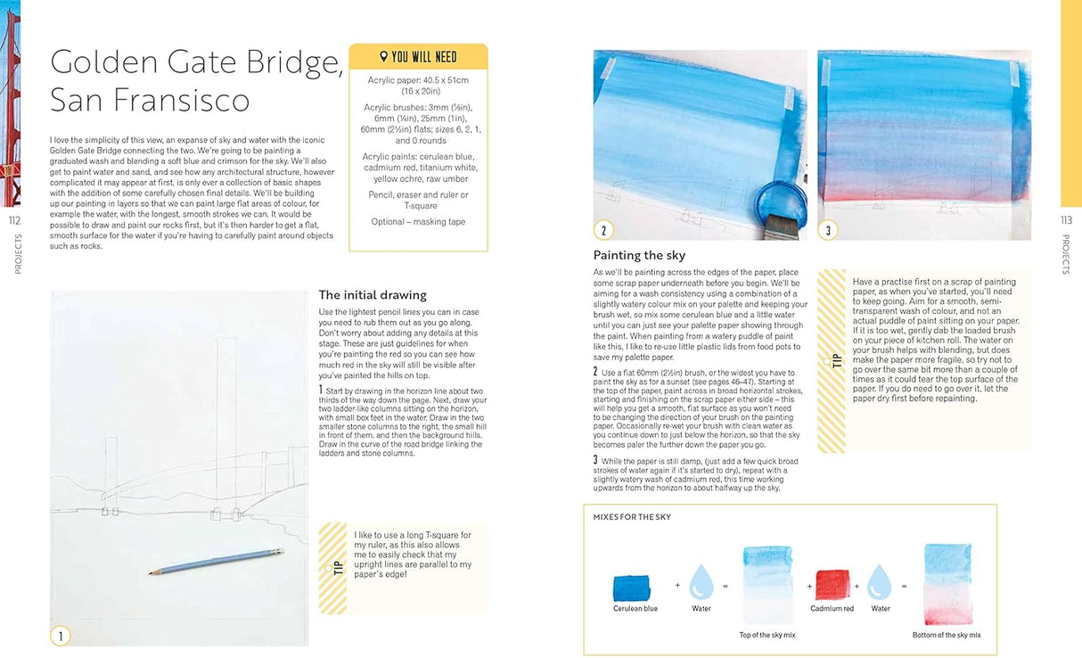 Passport to Painting: Retro-style Travel Poster Art Book