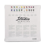 Pebeo Studio 20 x 20ml Acrylic Paint Tube Set