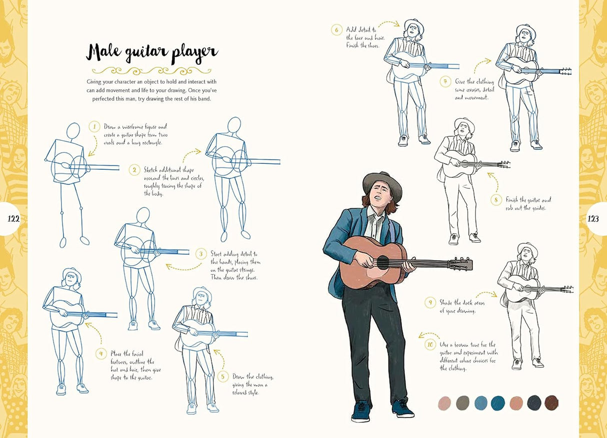 10 Step Drawing: People Book