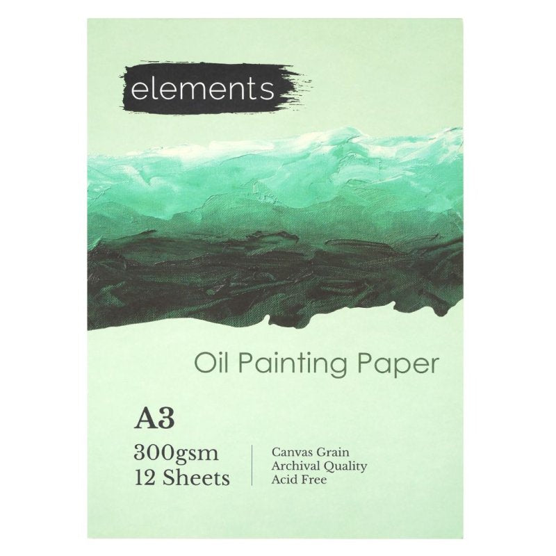 Elements Oil Pad 300gsm - A3 (12 Sheets)