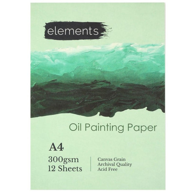 Elements Oil Pad 300gsm - A4 (12 Sheets)
