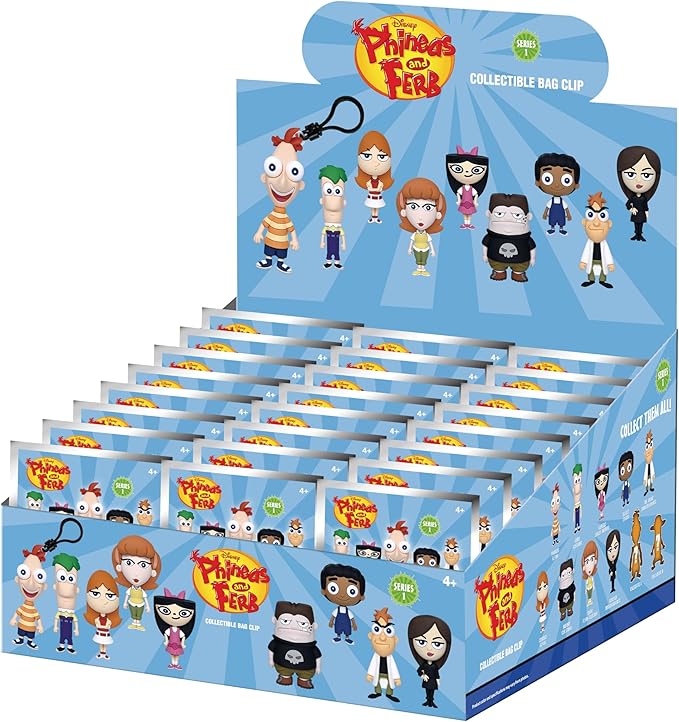 Phineas & Ferb Series 1 Bag Clips Blind Bags
