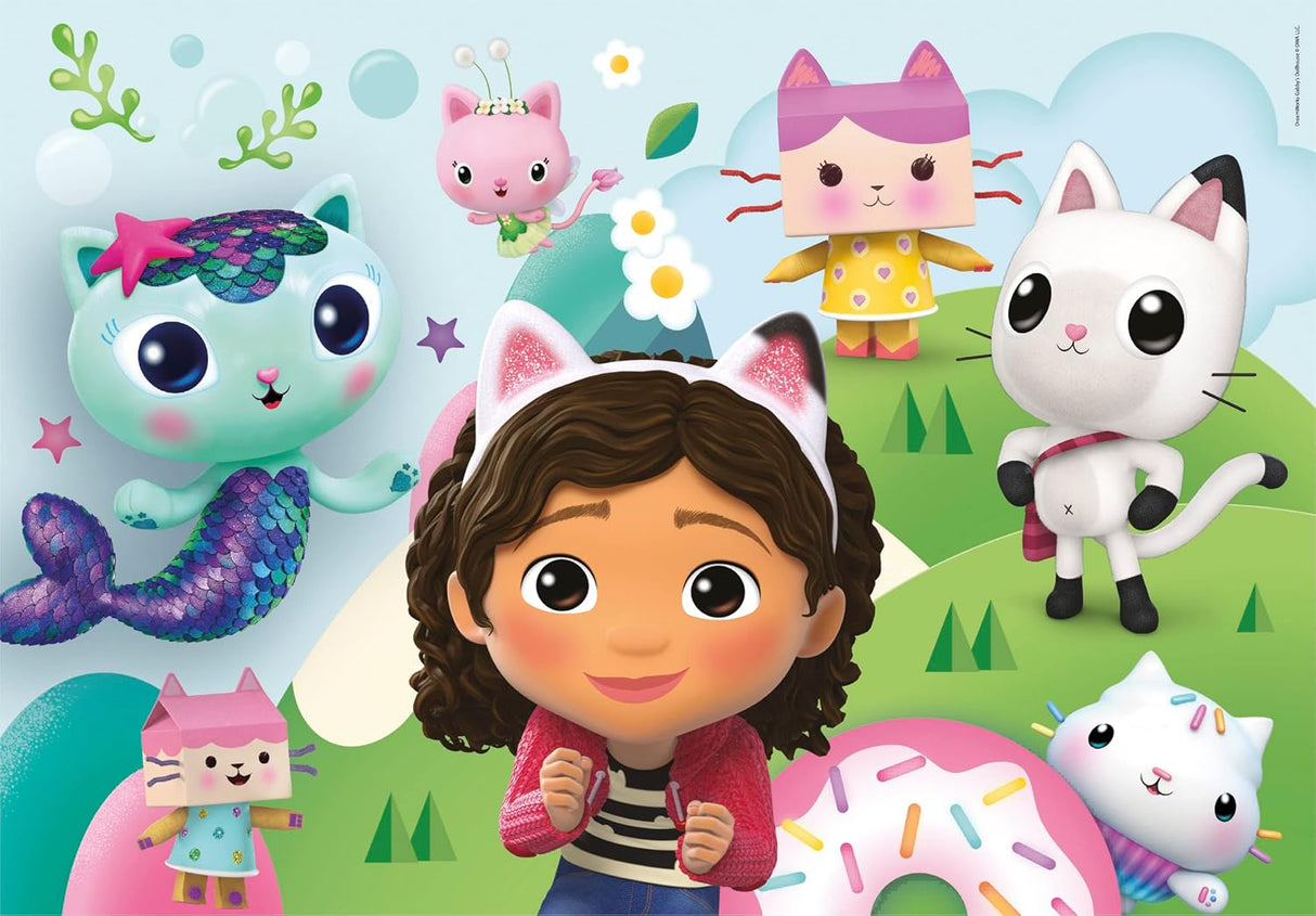 Jigsaw Puzzles - Gabbys Dollhouse (2 x 60 Pieces)