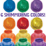 Crayola Washable Kids Paint - Metallic (6 Pack)
