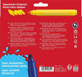 Faber-Castell Felt Tip Jumbo Washable Markers (12 Pack)