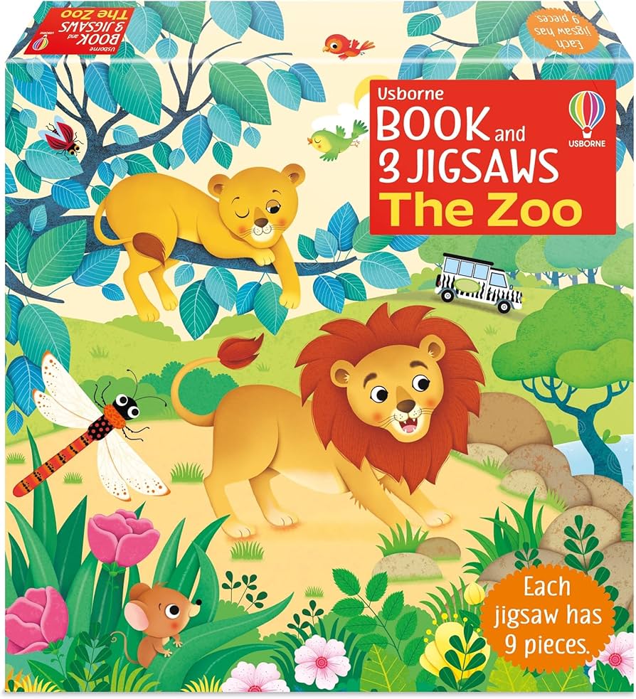 Book & 3 Jigsaws: The Zoo