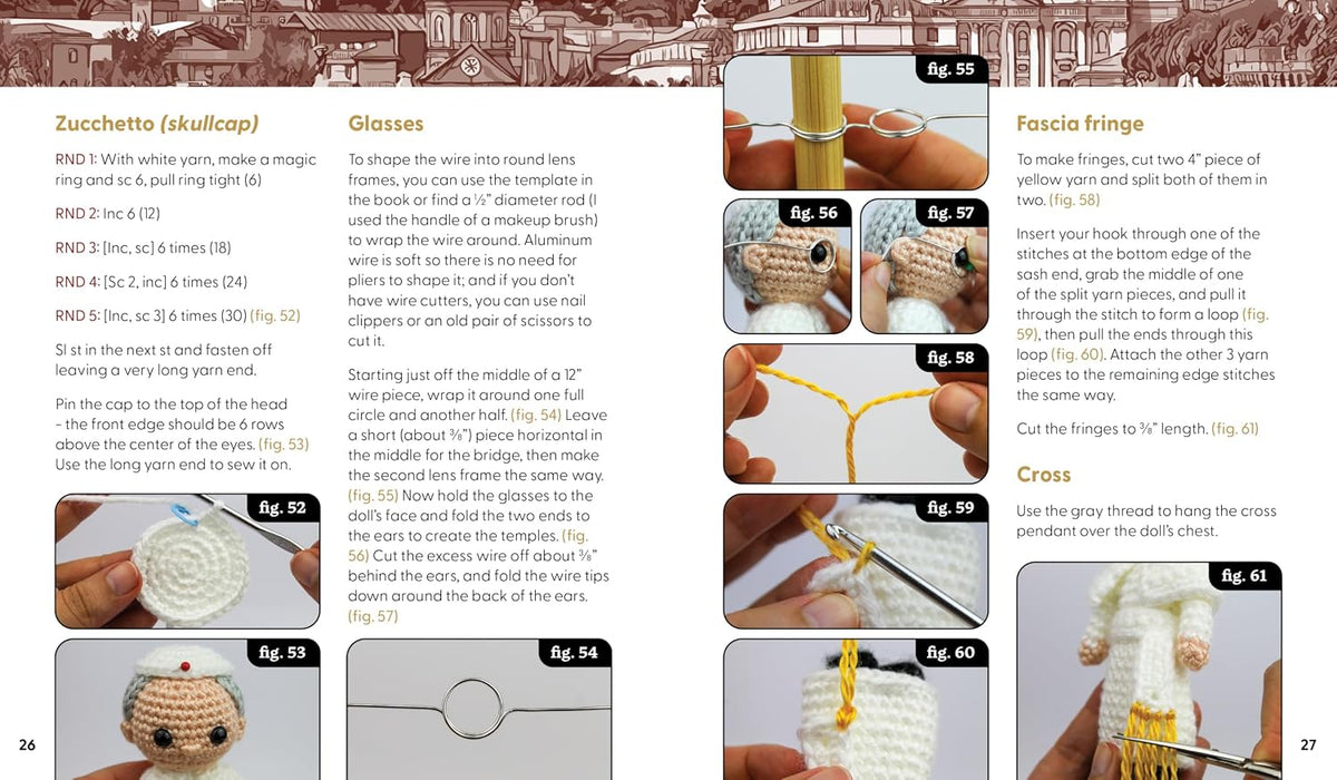 Unofficial Pope Leo XIV Book & Crochet Kit