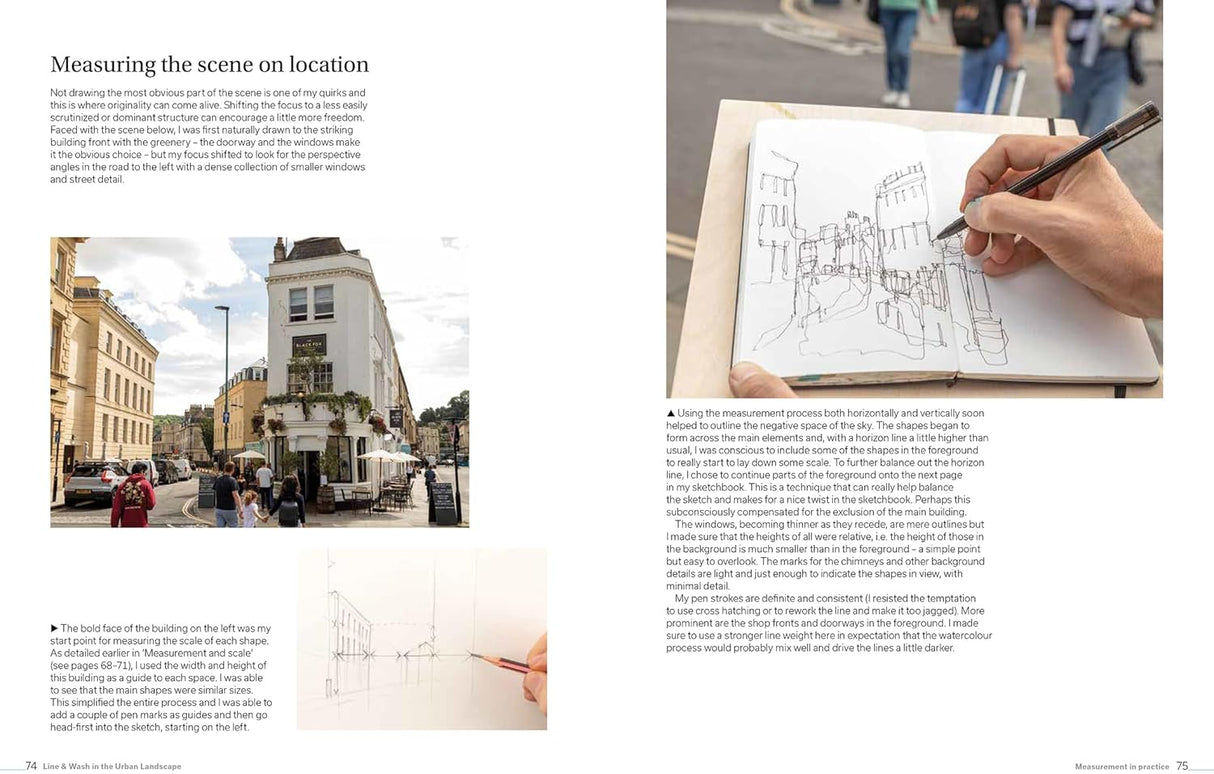 Line and Wash in the Urban Landscape Book