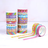 Dovecraft Washi Tape Box 20 Rolls - Bright