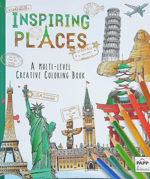Inspiring Places Colouring Book