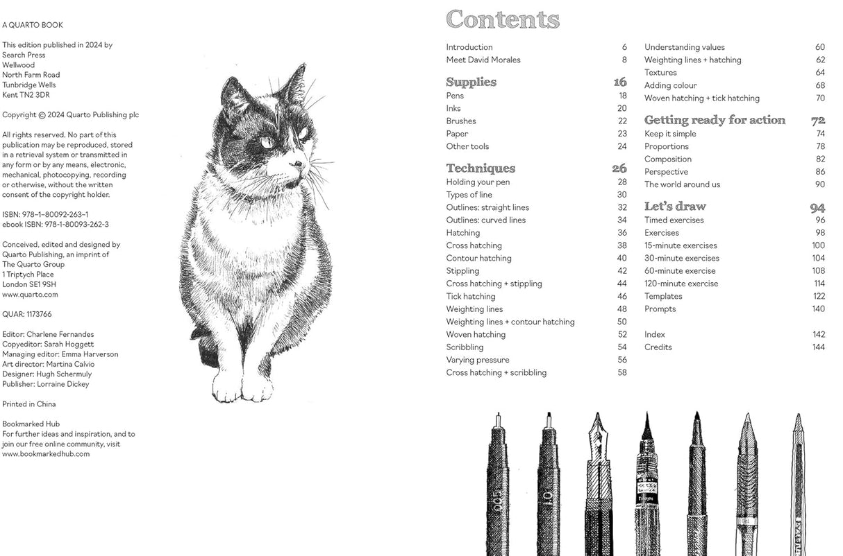 Pen and Ink Drawing Techniques Book