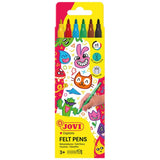 Jovi Medium Felt Tip Pens (Set of 6 Assorted Colours)
