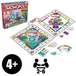 MONOPOLY JUNIOR - 2 GAMES IN 1