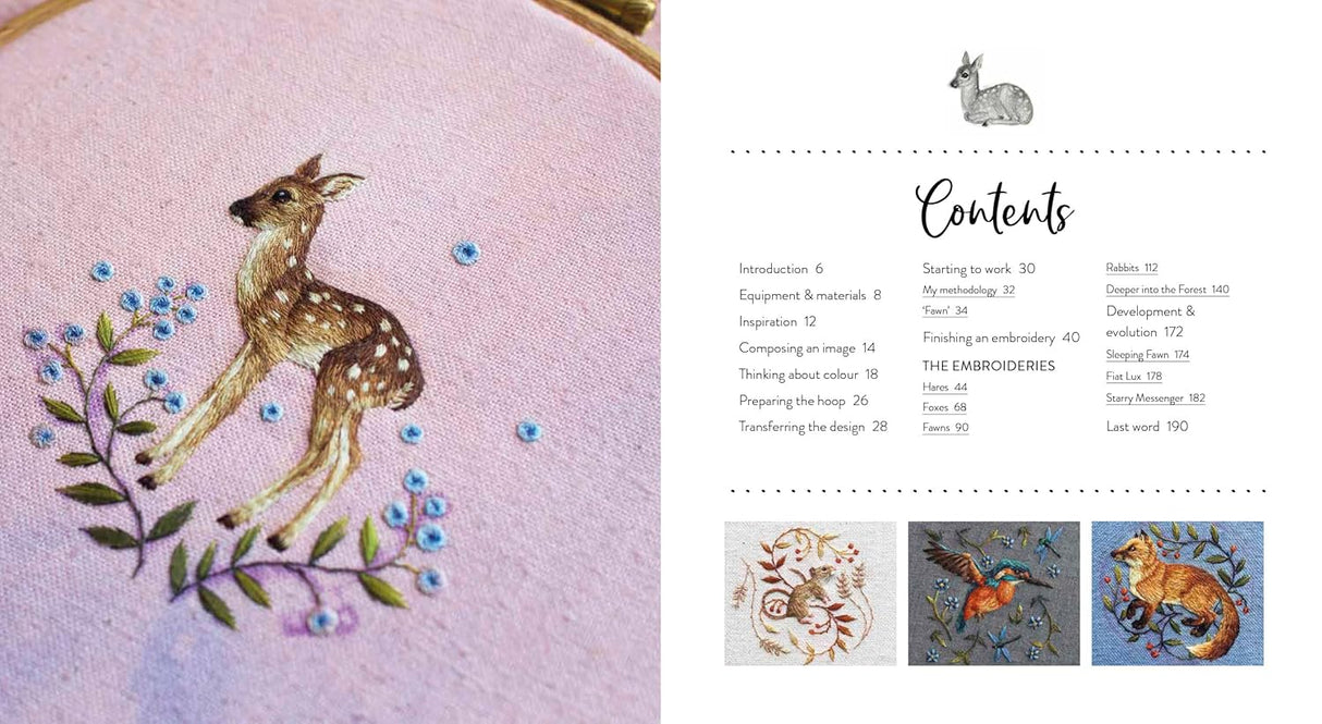 Chloe Giordano Needlepainted Woodland Animals Book